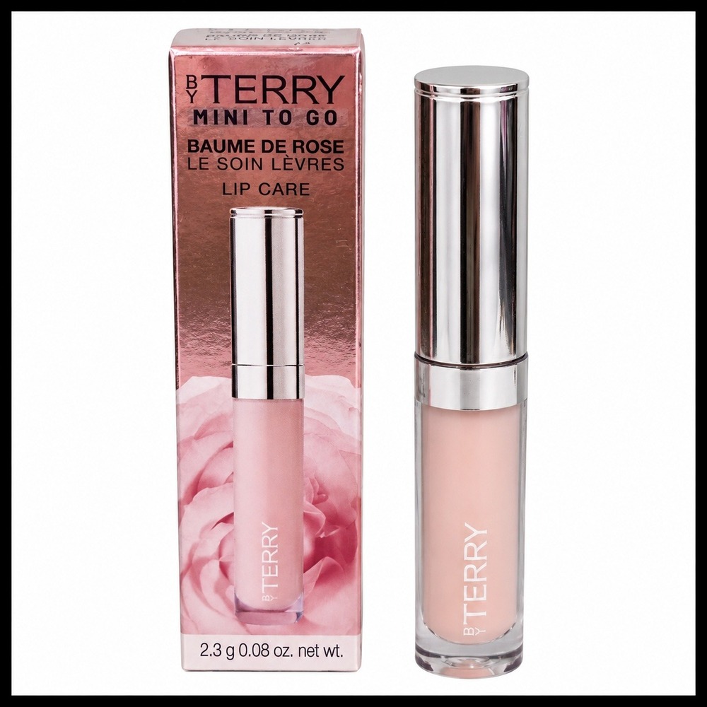 By Terry Baume de Rose Lip Care Mini To Go 2.3g 0.08oz Liquid Lip Balm NIB